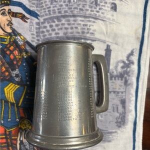 Pewter English “King’s” Tankard Stein